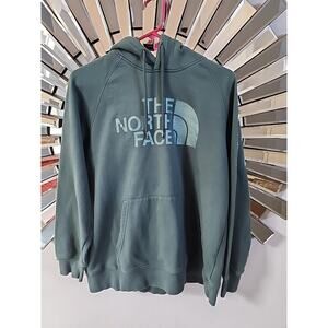 North Face Women's Pullover Sweatshirt Hoodie Hunter Green Size Medium
